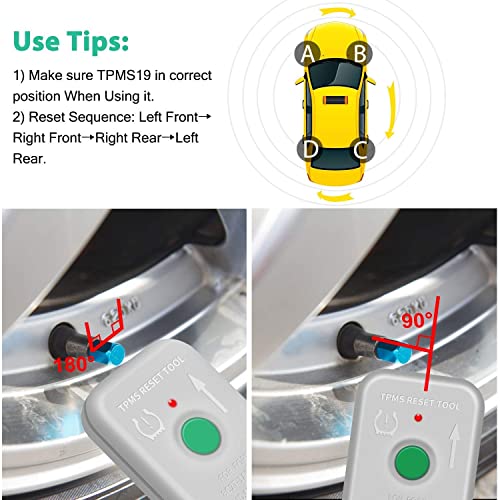 TPMS19 TPMS Herramienta de reinicio de sensor de reaprendiza