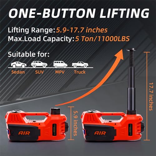 STANDTALL Kit de gato eléctrico de 5 toneladas y 12 V para a