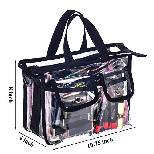 Bolsa de maquillaje de PVC transparente mediana para maquill