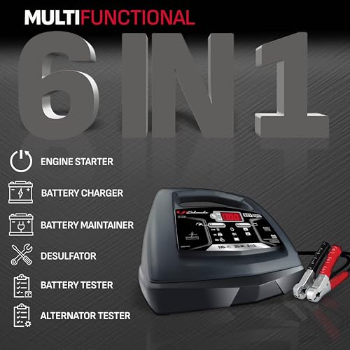 Schumacher Electric Cargador de batería y arrancador de moto