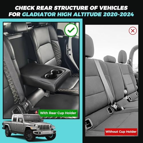 Juego completo de fundas de asiento para Jeep Gladiator 2020