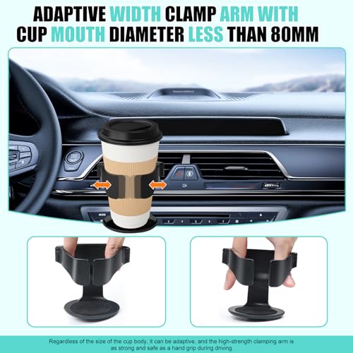 2 portavasos para ventilación de aire para automóvil, soport