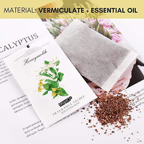 MYARO 12 paquetes de bolsas perfumadas de madreselva para ca