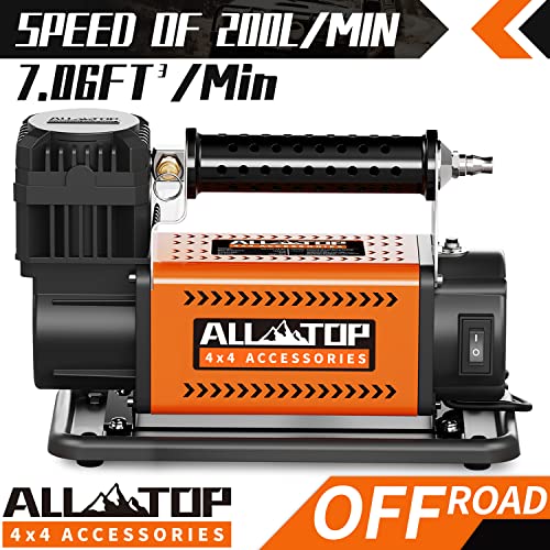 ALL-TOP kit con compresor de aire portátil de 12 V de alto r