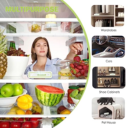 Mini desodorante USB para refrigerador con pantalla LED, abs