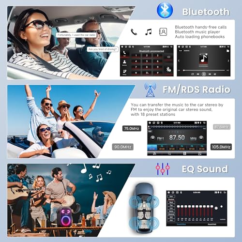 Radio de coche Android 2+64G estéreo para Toyota Camry 2006-