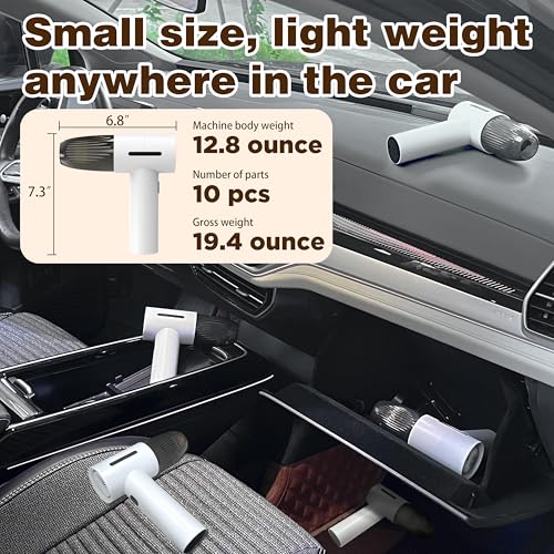 Mini aspiradora de mano inalámbrica para automóvil, aspirado