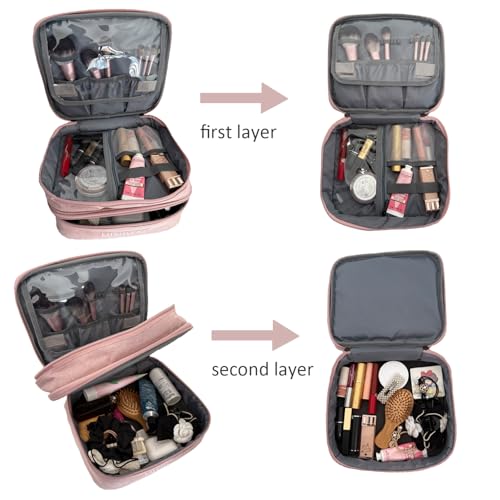 Bolsa de maquillaje, bolsa de cosméticos portátil, organizad