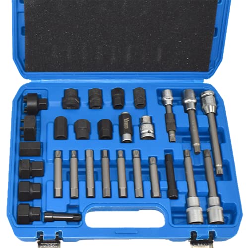 Kit de herramientas de extracción de polea de alternador de