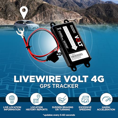 Lightning GPS Rastreador GPS para vehículos 4G con cable fác