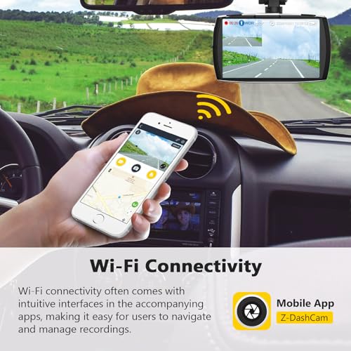 Z-Edge T4 Dash Cam delantera y trasera, cámara de tablero du