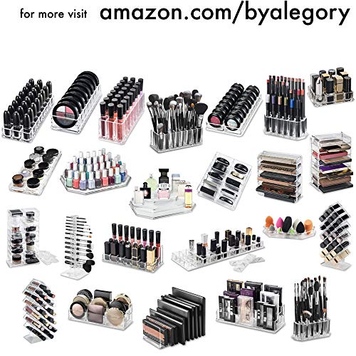 byAlegory - Organizador de brillo de labios acrílico y sopor