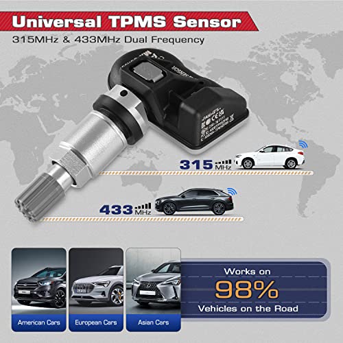 Autel Sensor TPMS MX de 315 Mhz/433 Mhz 2 en 1, sensor de ne