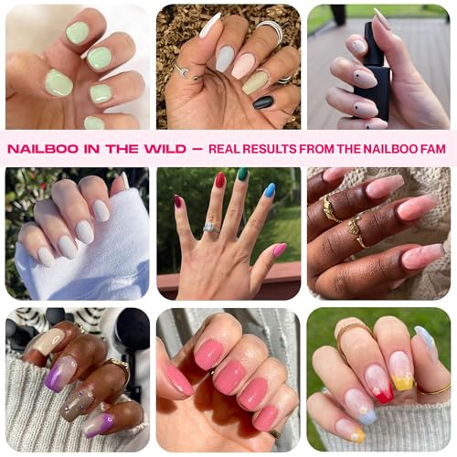 Nailboo Polvo de inmersión de uñas de alta calidad, uñas de