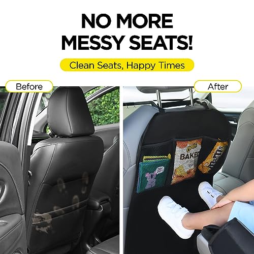 Lebogner Kick Mat - Protectores de respaldo de asiento de au