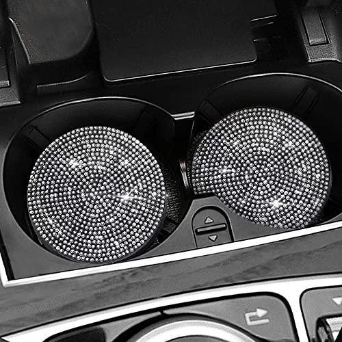2 posavasos con brillantes para automóvil, portavasos univer