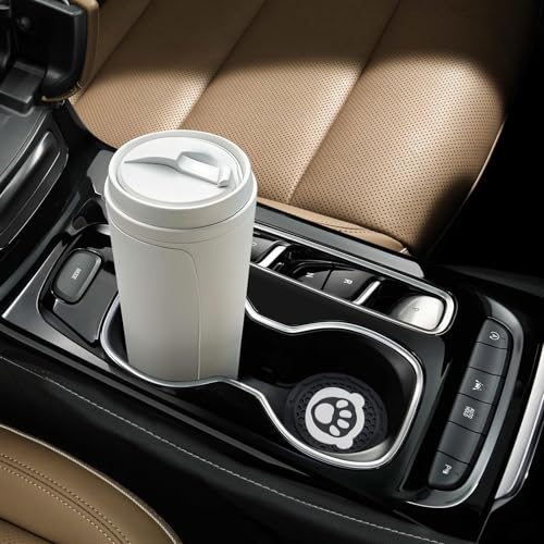 Portavasos para automóvil, 4 posavasos universales de silico