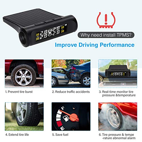 3T6B TPMS 4 Sistema de monitoreo de presión de neumáticos En