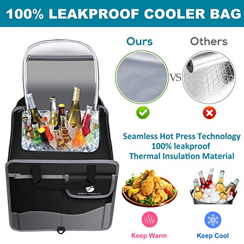 Organizador de maletero con refrigerador, contenedor de alma