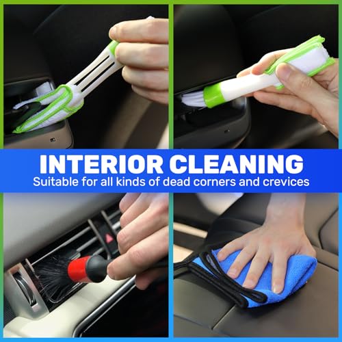 XDOVET Kit de lavado de detalles de automóvil de 29 piezas,
