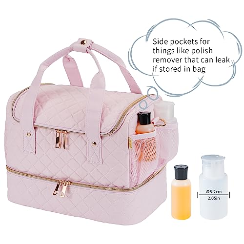 Estuche organizador de esmalte de uñas, bolsa organizadora d