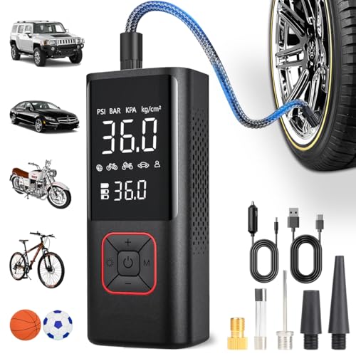 Infladores de neumáticos inalámbricos, 150 Psi y 6000 mAh, c