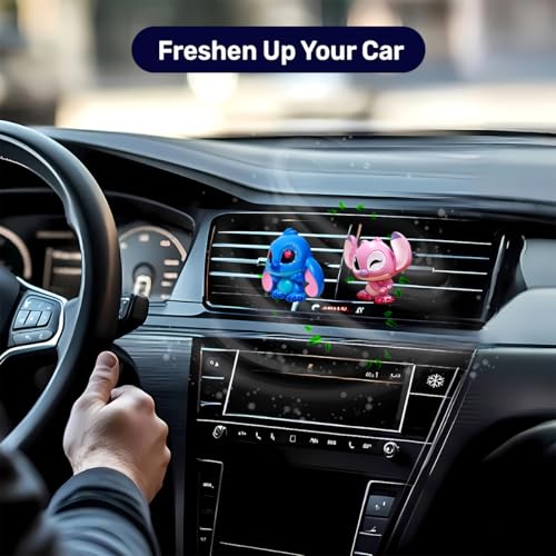 Ambientador de coche de resina 3D con clips de ventilación p