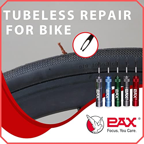 PAX Kit de reparación de neumáticos de bicicleta sin cámara