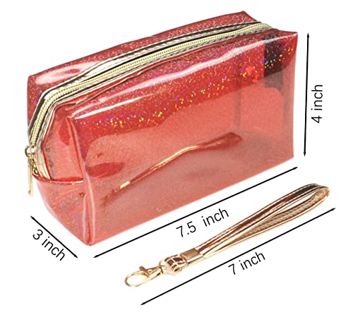 YunZh 3 bolsas de cosméticos impermeables, bolsa de aseo con