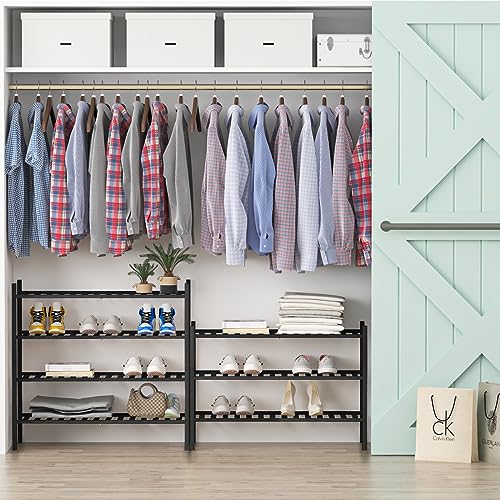 Z&L HOUSE Zapatero de 3 niveles para armario, zapatero apila