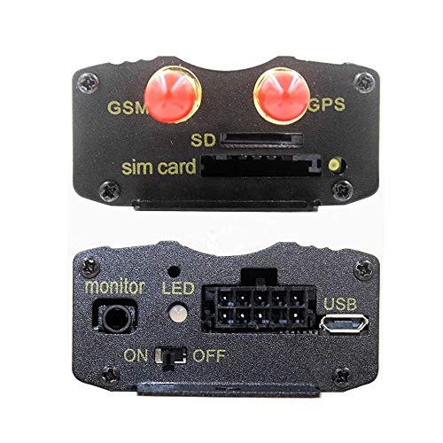 Vehículo coche GPS Tracker TK103A, GSM alarma SD ranura anti