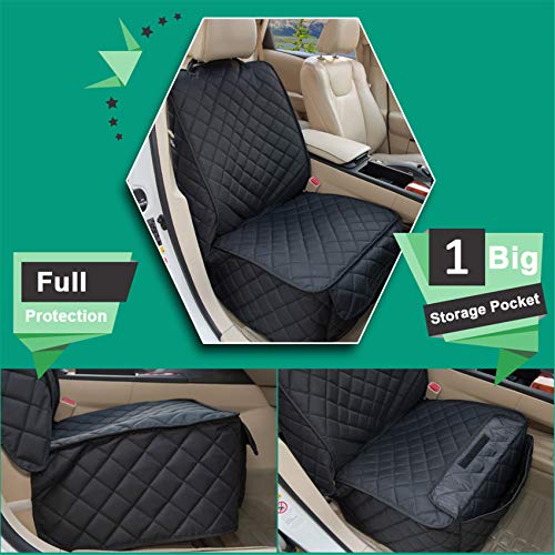 Funda impermeable para asiento delantero de perro, antidesli