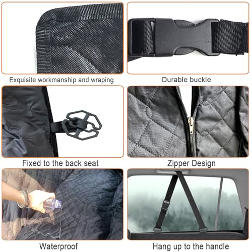 RUIANTE Compatible con funda de asiento de automóvil para pe
