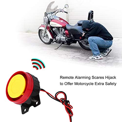 VGEBY Kit de seguridad para motocicleta, sistema de alarma a