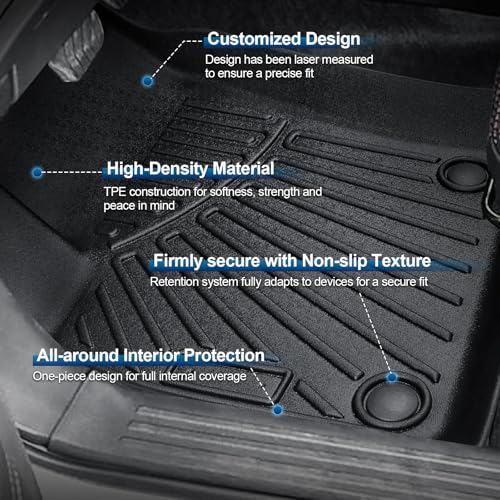 Peleus Alfombrillas para Nissan Kicks, TPE 2025, protección