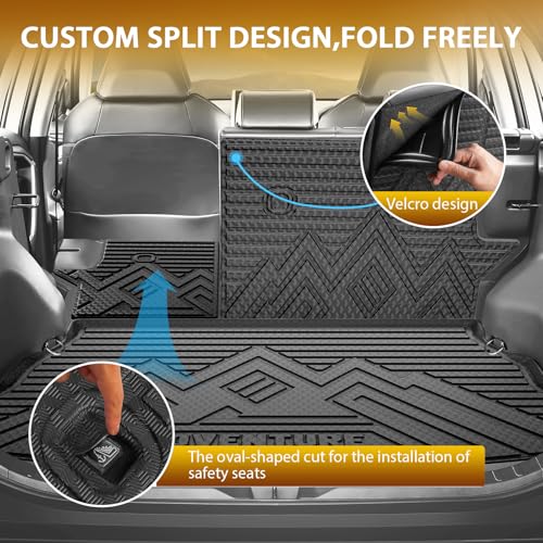 Powerty Tapete de suelo para Toyota RAV4 2019-2025, tapete d