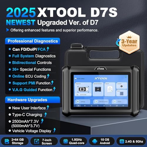 XTOOL D7 - Herramienta de exploración de diagnóstico, contro
