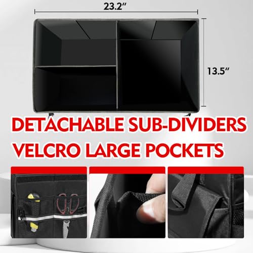 Organizador de maletero de automóvil, organizador plegable d