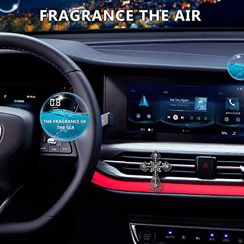 eing Ambientador de coche auto clásico metal cruz modelado a