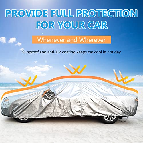 SEAZEN Funda de automóvil de 2 capas impermeable para todo t