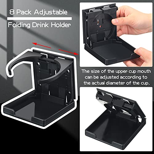 Portavasos plegable para barco, soporte ajustable para bebid