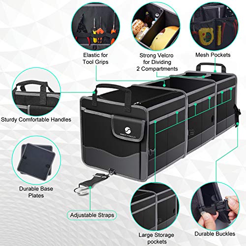Organizador de maletero con refrigerador, contenedor de alma