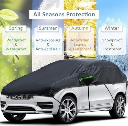 Cubierta universal para SUV MPVHalf Car impermeable para tod