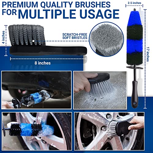 Kit de limpieza para interiores y exteriores, kit de limpiez