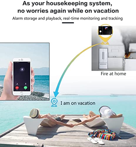 LWOHSI PG108 Sistema de alarma para seguridad del hogar, WiF