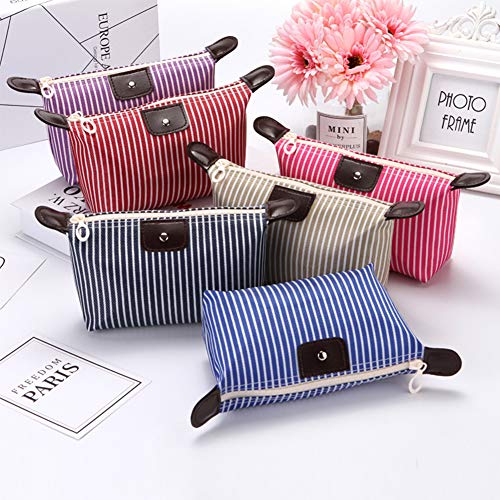 Bolsa de maquillaje, bolsa de cosméticos, 6 piezas, impermea