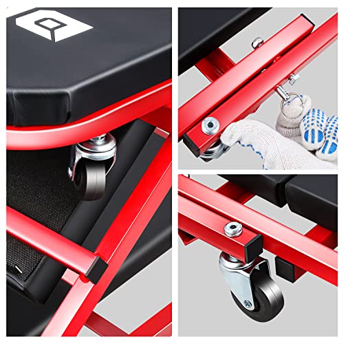 DNA MOTORING TOOLS-00186 - Asiento plegable 2 en 1 de 40 pul