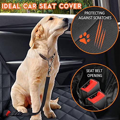 Funda de asiento de coche para perro, funda de asiento trase