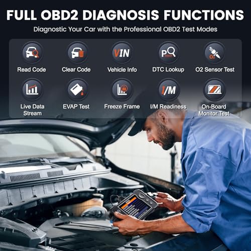 Ancel FX2000 Escáner de vehículos OBD2, lector de código de