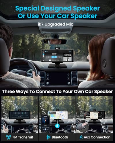 Pantalla portátil Apple Carplay, estéreo de coche de 10 pulg